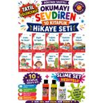 Üçgen Yayıncılık 1. Sınıf Öğretmen Tavsiyeli Okumayı Sevdiren 16 Sayfa 10 Kitaplık Hikaye Seti-3 (Slime Set Hediyeli) - Hayır