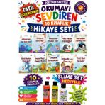 Üçgen Yayıncılık 1. Sınıf Öğretmen Tavsiyeli Okumayı Sevdiren 16 Sayfa 10 Kitaplık Hikaye Seti-4 (Slime Set Hediyeli) - Hayır