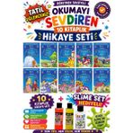 Üçgen Yayıncılık 2.sınıf Öğretmen Tavsiyeli Okumayı Sevdiren 16 Sayfa 10 Kitaplık Hikaye Seti-2 (Slime Set Hediyeli) - Hayır