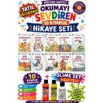 Üçgen Yayıncılık 2.sınıf Öğretmen Tavsiyeli Okumayı Sevdiren 32 Sayfa 10 Kitaplık Hikaye Seti-11 (Slime Set Hediyeli) - Hayır