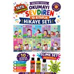 Üçgen Yayıncılık 2.Sınıf Öğretmen Tavsiyeli Okumayı Sevdiren 32 Sayfa 10 Kitaplık Hikaye Seti-7 (Slime Set Hediyeli)