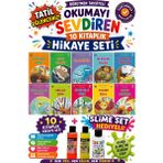 Üçgen Yayıncılık 3.sınıf Öğretmen Tavsiyeli Okumayı Sevdiren 48 Sayfa 10 Kitaplık Hikaye Seti-4 (Slime Set Hediyeli) - Hayır