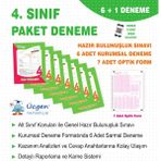 Üçgen Yayınları 4. Sınıf Paket Deneme 7 Li Kurumsal Deneme ve Hazırlık Sınavı Seti