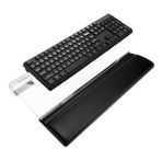 UCINNOVATE Akrilik Bilgisayar Klavye Standı + Klavye Bilek Dinlenme Bellek Köpüğü, LED Arkadan Aydınlatmalı Klavye Standı Tepsisi, Kolay Ergonomik Yazma ve Çalışma için Oyun Klavyesi Klavye Standı