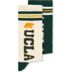 Ucla Ardelle 2\'li Ekru-Yeşil Uzun Jakarlı Pamuk Standard Fit Unisex Çorap - 36 - 39 - Ekru - Yeşil