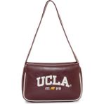 Ucla Blanca Bordo Suni Deri Omuz Çantası - Kadın Çanta - 26x16x7