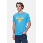 Ucla Gayley Bisiklet Yaka Standart Kalıp Baskılı Mavi Erkek T-shirt
