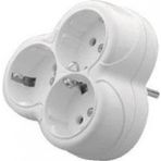 Üçlü Golyat Fiş Priz Papatya - 3 Lü Priz Max 3500W Ts40