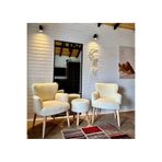 Üçlü Koltuk Seti Berjer - Tekli Koltuk - Puf Seti - Cafe - Balkon - Ofis Mobilyası