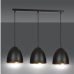 üçlü masa üstü retro metal sarkıt avize 60 cm kasa MYL002803