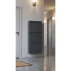 Üçlü Metal Ayakkabılık Premium Antrasit Antrasit