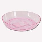 Üçsan Orkide Saksı Tabağı Şeffaf-Pembe 1,5lt