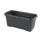 Üçsan Rattan 55 cm Hasır Balkon Saksısı