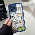 Ucuc iPhone 15 Pro Max Uyumlu Manyetik Halkalı Yarı Sayda Mat Kamera Koruma Anti-Darbe Silikon Kılıf - Mavi