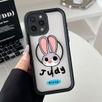 Ucuc iPhone 16 Pro Max Uyumlu Manyetik Halkalı Yarı Sayda Mat Kamera Koruma Anti-Darbe Silikon Kılıf - Siyah
