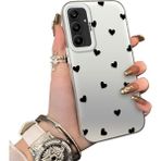 Ucuc Samsung Galaxy A25 Uyumlu Telefon Kılıfı Sevgi Yüzüğü Desenli Akrilik Sert Arka Silikon Kenar Lens Korumalı Darbe Koruma - Gümüş - Altın