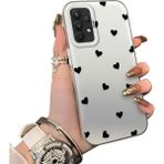 Ucuc Samsung Galaxy A32 Uyumlu Telefon Kılıfı Sevgi Yüzüğü Desenli Akrilik Sert Arka Silikon Kenar Lens Korumalı Darbe Koruma - Gümüş - Altın