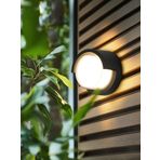 Ucuz Geldi 15w Modern Tasarım Led Aplik İç ve Dış Mekan Duvar Lambası Cata Dominik 3200k Gün Işığı Bahçe Duvar Apliği (Yuvarlak)