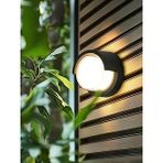 Ucuz Geldi 15W Tasarım Led Aplik İç Dış Mekan Duvar Lambası Cata Dominik 3200K Gün Işığı Bahçe Duvar Apliği (Yuvarlak)