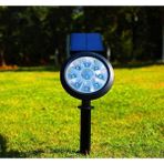 Ucuz Geldi 18W LED Solar Kazıklı Çim Armatür Cata Güneş Enerjili Çim Lambası Bahçe Aydınlatma Lambası Amber Renkı Işık