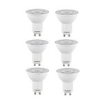 Ucuz Geldi 6 Adet 4.2w Günışığı Gu10 Led Ampul Çanak Ampul 3000kelvin