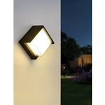 Ucuz Geldi Modern LED Duvar Aplik, 15W, 1500 Lümen, 3200k, Gün Işığı, IP44, Siyah, Modern Tasarım Led Aplik İç ve Dış Mekan Duvar Lambası Cata Dominik Gün Işığı Bahçe Duvar Apliği