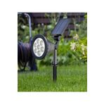 Ucuz Geldi Solar Kazıklı Çim Armatür Cata 7w Güneş Enerjili Led Çim Lambası Bahçe Ağaç Aydınlatma Lambası (Yeşil Işık)