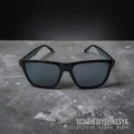 Ucuz Hediyelik Eşya Erkek Siyah Çerçeveli Geniş Kare Güneş Gözlüğü - Alpha Wide Collection UV400 Filtreli