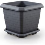 Ucuz Marketim Ucuzzavm Hisar Kale Saksı 25.5 Litre Antrasit