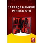 Ucuz Tekno 17 Parça El Ayak Bakım Seti Tırnak Temizleme Manikür Pedikür Cımbız Törpü Tırnak Makası