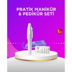Ucuz Tekno Elektrikli Manikür ve Pedikür Matkap Seti – Ayarlanabilir Hız, Ergonomik ve Sessiz