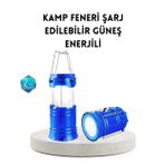 Ucuz tekno Güneş Enerjisiyle Çalışan Kamp Feneri Hafif Portatif Uzun Ömürlü