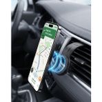 Ucuz Tekno Manyetik Araç Telefon Tutucu 360 Derece Döner Güçlü Mıknatıslı Stand - Siyah
