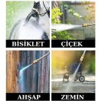 Ucuz Tekno Şarjlı Oto Yıkama, Bahçe Sulama Tabancası Makinesi Yüksek Basınçlı