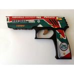 Ucuza Burada Ahşap Cs-Go Twinturbo1 Lastik Atan Tabanca - Gümüş