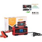 Ucuzcu Market 12V/24V Araçlar Için 10 Amper LED Göstergeli Akıllı Akü Şarj Cihazı