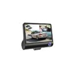 Ucuzcu Market 4 Inç 1080P Hd 3 Kameralı Araba Kayıt Cihazı Dvr'ı G-Sensör Video Kaydedici Dvr Dikiz Aynası Kamera