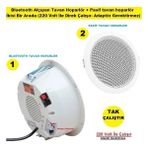 Ucuzcu Market Bluetooth Alçıpan Tavan Hoparlör - Pasif Tavan Hoparlör