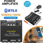 Ucuzcu Market Güçlü Ses Bt5.0 Subwoofer Amplifikatör (50W*2+100W)