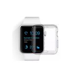 ucuzmi Apple Watch 1 2-3 Serisi ( 44mm ) 360 Tam Koruma Şeffaf Silikon Kılıf Premium Model