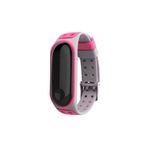 ucuzmi Xiaomi Mi Band 3 - Mi Band 4 Akıllı Bileklik Kordon Kayış 3m Sport Serisi Pembe-gri Renk