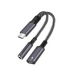 ucuzmi Xiaomi - Samsung Uyumlu Type-c 3.5mm Kulaklık Çevirici Şarj Dönüştürücü Örgü Kablo Bluetooth İstemez