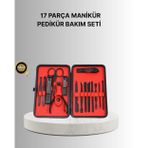 Ucuztekno tekno Şık Kutu Tasarımlı 17 Parça Manikür Pedikür Seti Dayanıklı ve Hijyenik 2026
