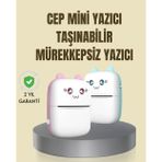 Ucuztekno tekno Taşınabilir Mini Termal Yazıcı 200 DPI Bluetooth Bağlantılı 2026