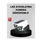 UCUZTEKNO TYC30E869D62069C3E6FB4202 Solar Bahçe Aydınlatması Su Geçirmez Ip66 Pir Sensörlü Uzun Çalışma Süreli