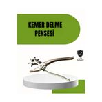 UCUZTEKNO TYC65977E63315447B9CC0600 Deride Kemer Çanta Ayakkabı Delme Pensesi 6 Uçlu Döner Başlıklı Tamir Aleti