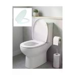 UCUZTEKNO TYCBF8AEBE81E10A0A1932600 Standart Klozet Kapağı Kolay Montaj Dayanıklı Plastik Universal Uyumlu Tasarım