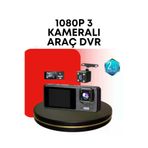 UCUZTEKNO TYCEXSO8AN177644262431221 Preminyum Araç Kamerası 3’Lü Sistem | Full Hd, Sesli Kayıt Ve Park Gözetimi