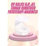 UCUZTEKNO TYCHHXSEDN177644266871970 Preminyum Mini Taşınabilir Kalıcı Oje Jel Tırnak Kurutucu Fototerapi Makinesi