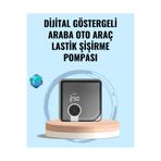UCUZTEKNO Type-C Şarj Girişli Taşınabilir Elektrikli Hava Pompası TYC16F43CEFCEB0842BA1A008
